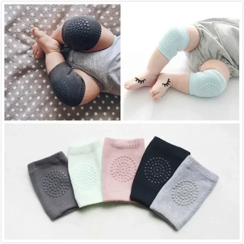 1-3Years Cotton Baby Crawl Protector Anti Slip Knee Pads