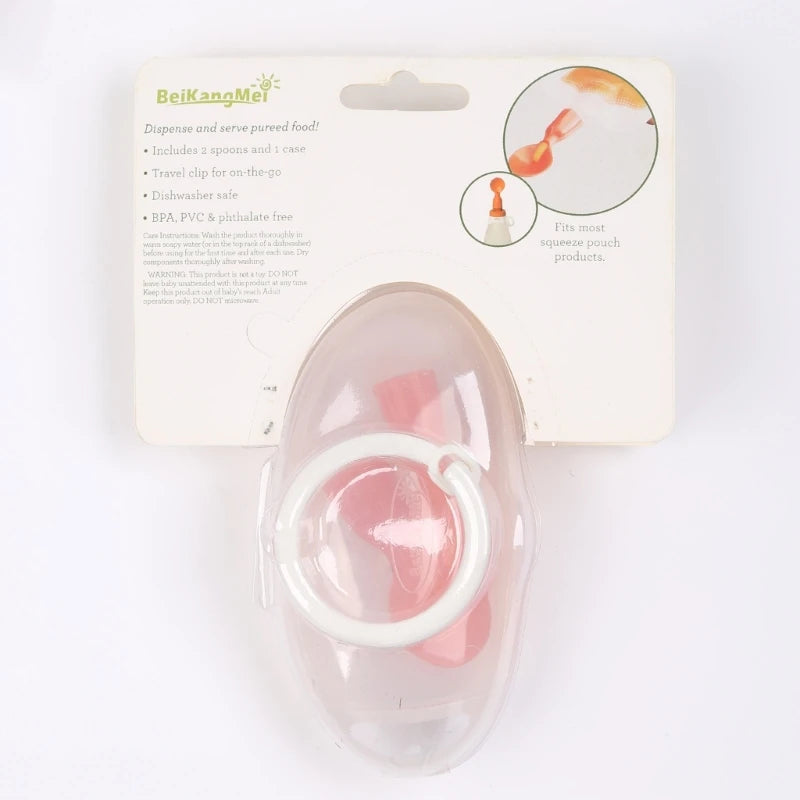 2 Pcs/Bag Baby Spoon  Preservation Packaging Bag Sealing Device Child Feeding Device Kitchen Dispensing Bag Supplies Dropship