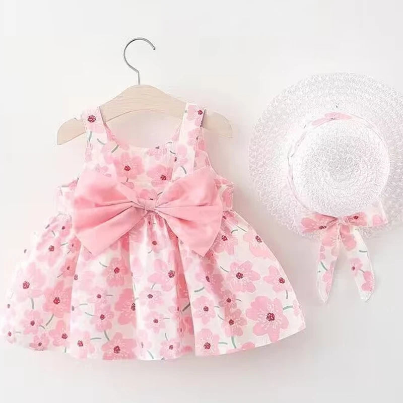 Summer Floral Dress For Newborn Baby