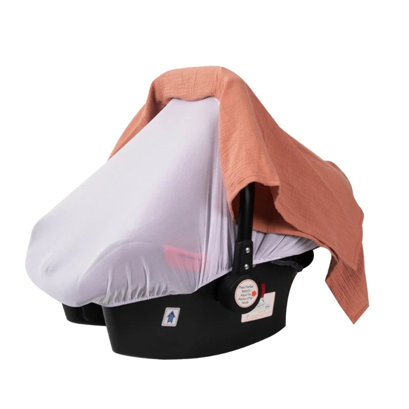 Mosquito Cover Canopy-Cover Baby Car Seats Cover Cradle Sun-Protective Cover for Bassinets Carrycots Outdoor Travel Gear