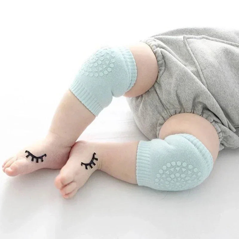 1-3Years Cotton Baby Crawl Protector Anti Slip Knee Pads