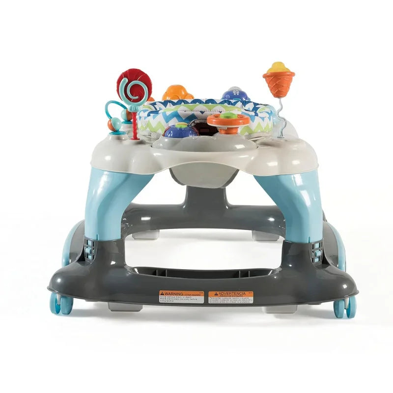 3-in-1 Activity Walker and Rocker with Jumping Board Feeding Tray