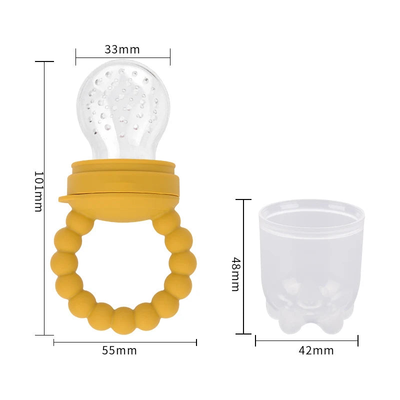 Baby Pacifier Fruit Feeder Baby Silicone Mesh