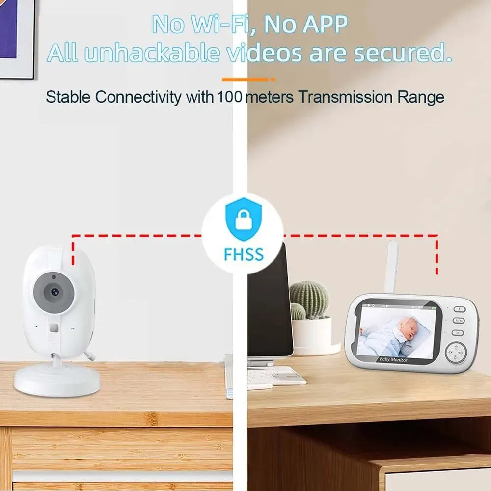 3.5'' Video Baby Monitor 2.4G