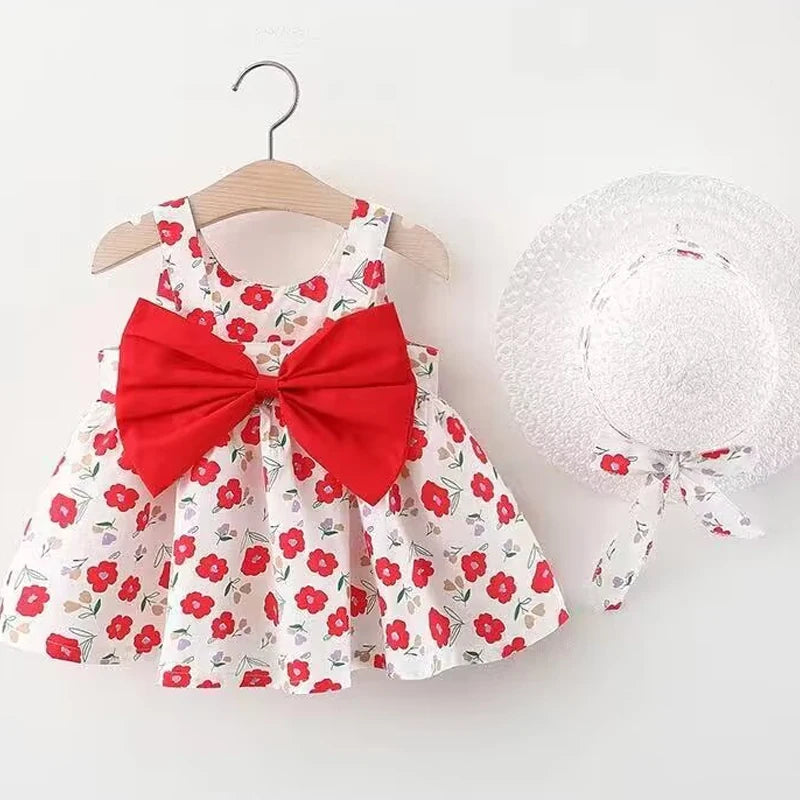 Summer Floral Dress For Newborn Baby