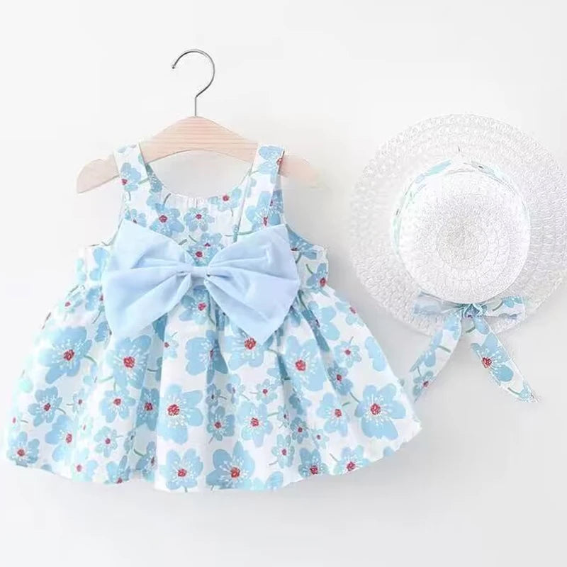 Summer Floral Dress For Newborn Baby