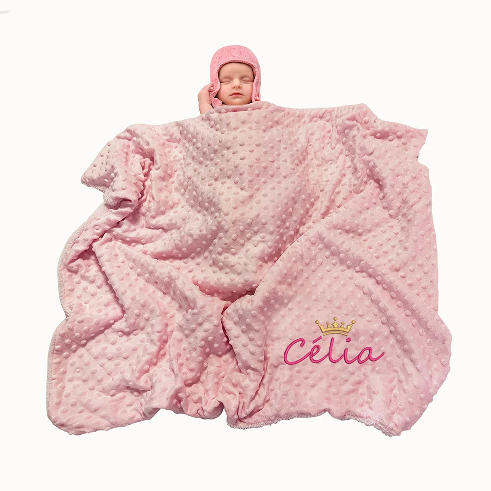 Personalized Baby Fleece Blanket