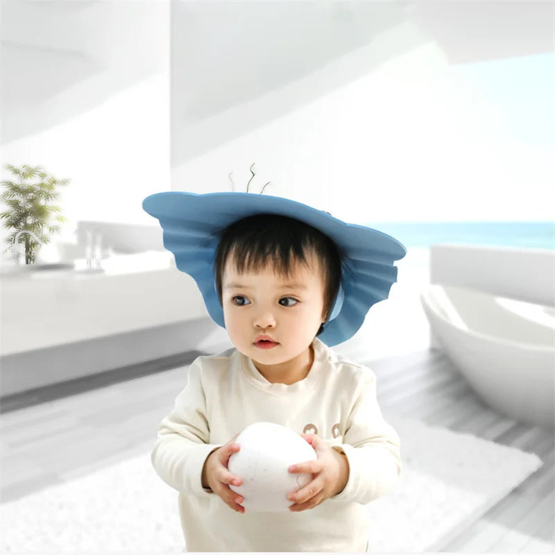 Baby Shower Shampoo Bathing Soft Cap